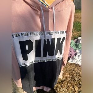 Pink hoodie